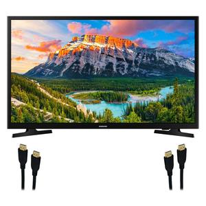 32" Flat HD 1080p Tizen Smart TV with 2 HDMI Cables