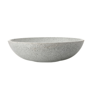 Caviar Speckle Serving Bowl - Gray