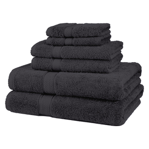 Portofino Towel Set - Charcoal