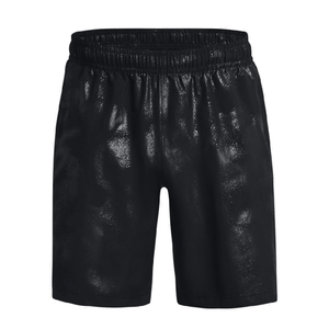 Woven Emboss Shorts - Men - Black - Medium