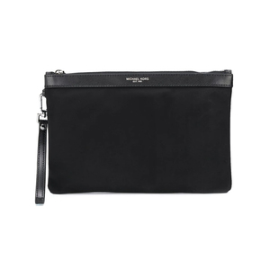 Nylon Gabardine Travel Pouch - Black