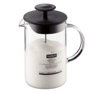 Latteo Milk Frother with Glass Handle - 8 oz