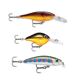 Set of Crawdad Fishing Hard Bait, Ultra Light Crank Lure, and Ultra Light Minnow Rainbow Trout