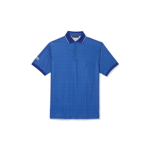 Golf SLV Ditsy Logo Polo - Men - Royal Blue - M