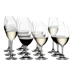 Set of 12 Ouverture Red and White Wine Glasses