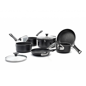 The Rock 10-Piece Non-stick Aluminum Forged Cookware Set