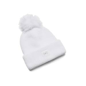 Halftime Ribbed Pom - White