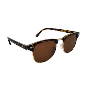 Square Browline Sunglasses - Tortoise / Brown