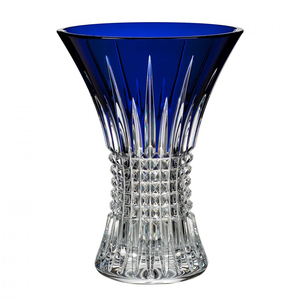 Lismore Diamond Cobalt 8in Vase
