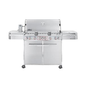 Summit S-670 Liquid Propane Gas Grill - Stainless Steel