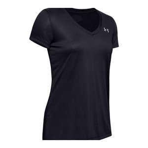Tech V-Neck Solid - Women - Black - Extra Large