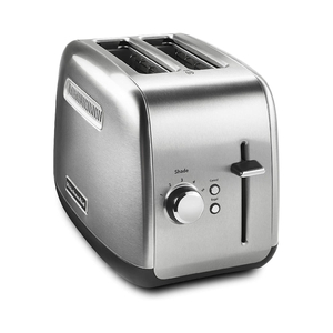 2-Slice Toaster with Manual High-Lift Lever - Silver