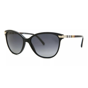 Women's BE4216 Polarized Cat Eye Sunglasses - Black