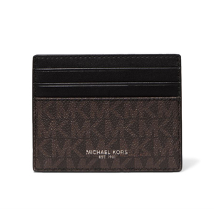 Greyson Logo Tall Card Case - Brown / Black