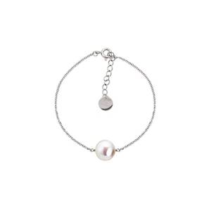 Simple Pearl Bracelet - White