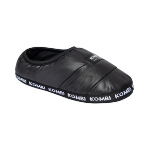 Memory Foam Puff Slippers - Unisex - Black - S