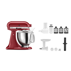 Artisan Series 5-Quart Tilt-Head Stand Mixer - Empire Red with Accessories