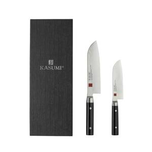 Damascus Set, Japanese Chef Knife 18cm/7" & SM Santoku Knife 13cm/5"
