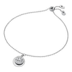 Sterling Silver PavÃ© Engravable Slider Bracelet