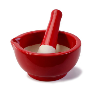 Mortar & Pestle - Red