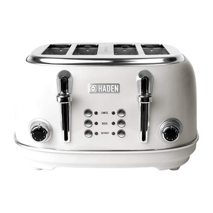 Heritage 4-Slice Wide Slot Toaster - Ivory