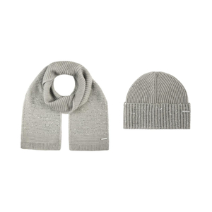 Sequin Links Scarf, Cuff Hat Box Set