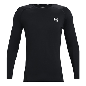 HeatGear Armour Fitted Long Sleeve Top - Men - Black - XL