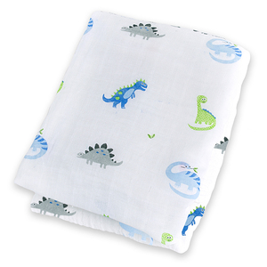 Cotton Muslin Swaddle - Prehistoric Pals