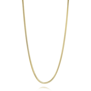 Stainless Steel 2.5mm Snake Chain - Gold-Tone