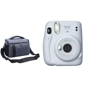 Instax Mini 11 White and Camera Bag