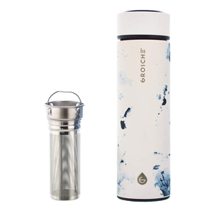 Chicago Travel Infuser Mug - White Marble