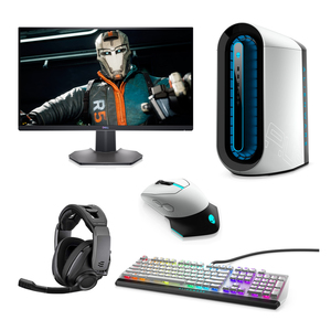 Aurora R12 Gaming Desktop with Monitor, Keyboard, Mouse, and Headset
