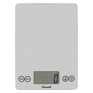 Arti Glass Digital Scale - Shiny Silver