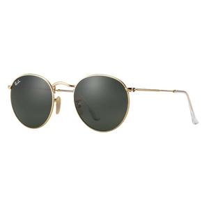 Round Metal Sunglasses - GOLD