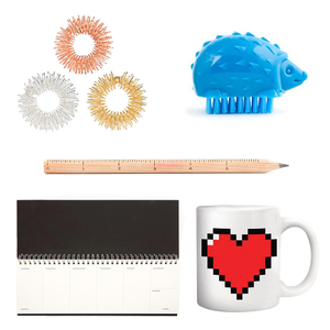 Back to Work Package with Morph Pixel Heart Mug