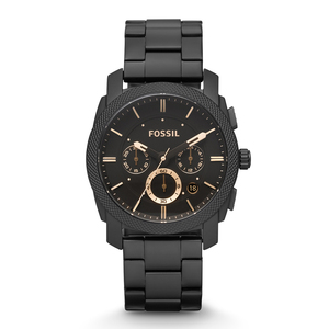 Machine Mid-Size Chronograph Black Stainless Steel Watch