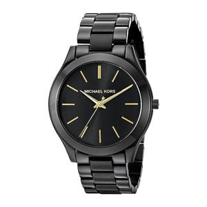 Slim Runway Stainless Steel Watch - Black
