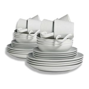 Gordon Ramsay White 32 Piece Dinner Set - White