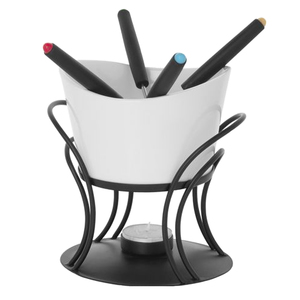 Revolo Chocolate Fondue Set - White