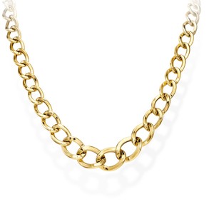 Necklace Rolo Chain Round Golden