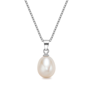 Drop Pearl Necklace