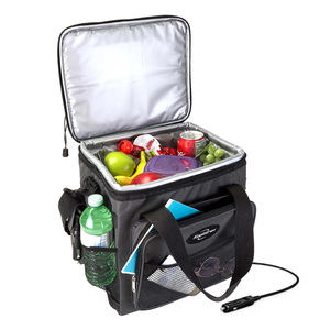 14 Quart Portable Soft Sided 12 Volt Cooler Bag (13 Liter)