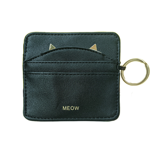 Meow Card Holder - Black