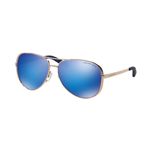 Women's Chelsea Sunglasses - Rose Gold / Blue Mirror