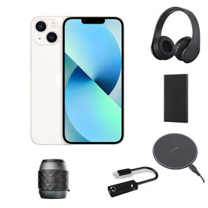 iPhone 13 128GB - Starlight with accessories bundle