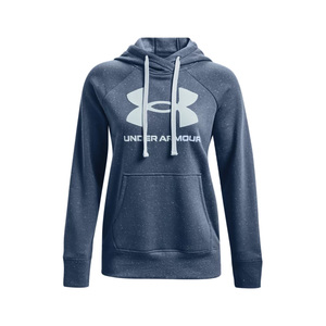 Rival Fleece Logo Hoodie - Women - Utility Blue - Small
