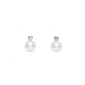 Pearl Topaz Studs