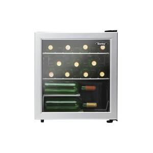 17 Bottle Free-Standing Wine Cooler in Platinum Stainless Steel