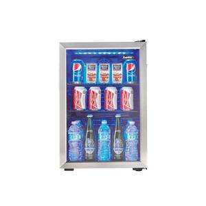 Free-Standing Beverage Center in Stainless Steel