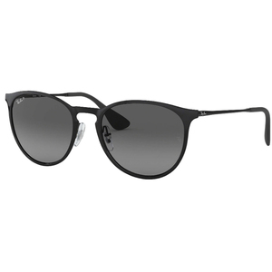 Erika Metal Sunglasses - Black / Grey Gradient